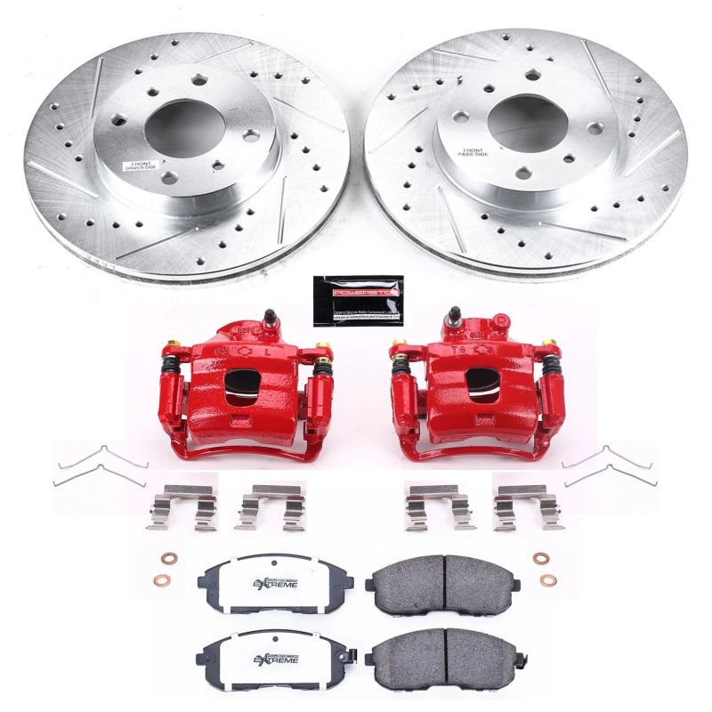 PowerStop Power Stop 93-01 Nissan Altima Front Z26 Street Warrior Brake Kit w/Calipers