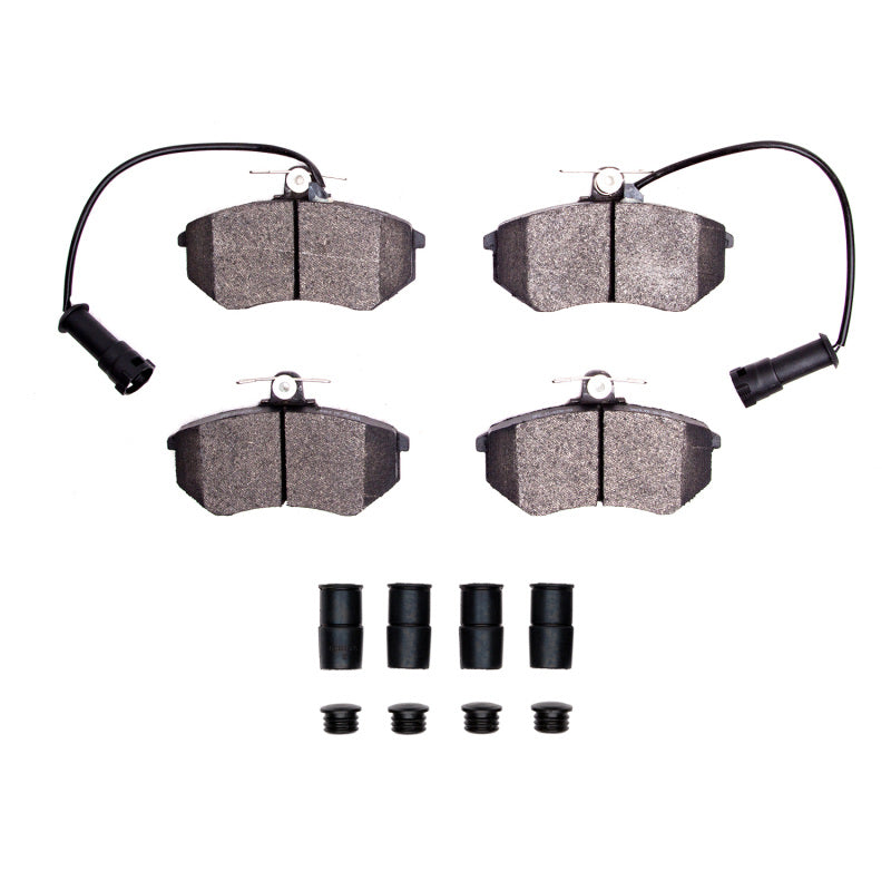 R1 Concepts R1 83-91 Audi 100 Quattro Front Semi Met Pads & Hardware Kit