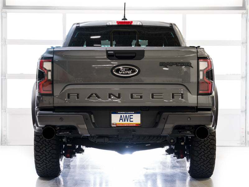 AWE Tuning AWE 2024+ Ford Ranger Raptor 3.0L Switchpath Cat-Back Exhaust - Diamond Black Tips