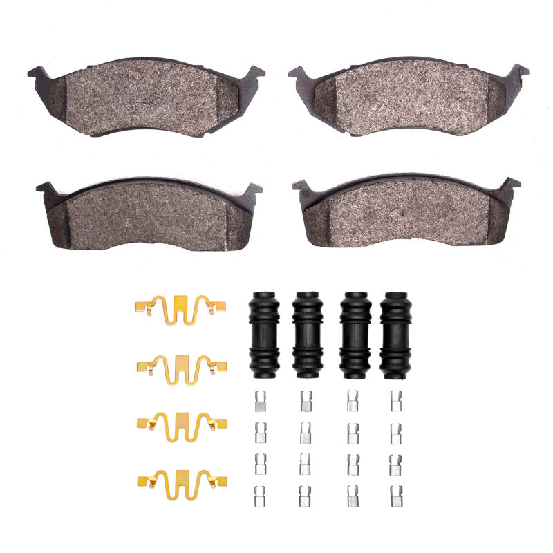 R1 Concepts R1 93-02 Chrysler CONCORDE Front Semi Met Pads & Hardware Kit