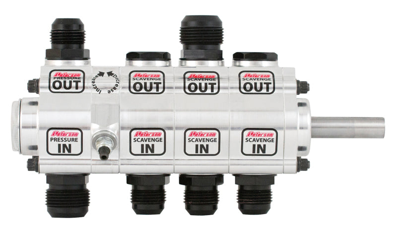 Peterson Fluid Systems R4 4-Stage Oil Pump - CDHV - Rear Drive (HV SCAV)