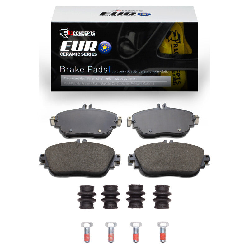 R1 Concepts R1 2012-2020 Infiniti QX30 Front R1 Euro Ceramic Pads & Hardware Kit