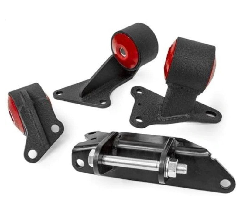 Innovative Mounts Innovative 86-89 Accord B-Series Black Steel Mounts 75A Bushings