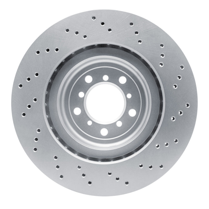 DFC 08-13 BMW 1 Series M Left Front Drilled GeoSPEC Coated Rotor