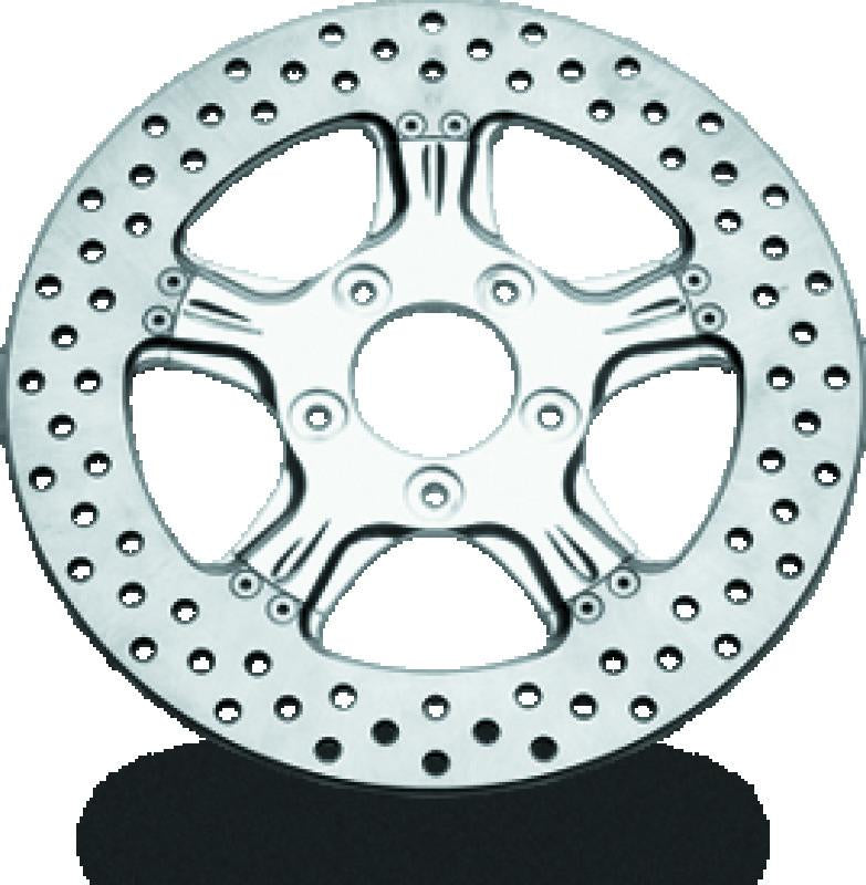 Performance Machine Disc/Carr 11.8 Wrath Front - Chrome