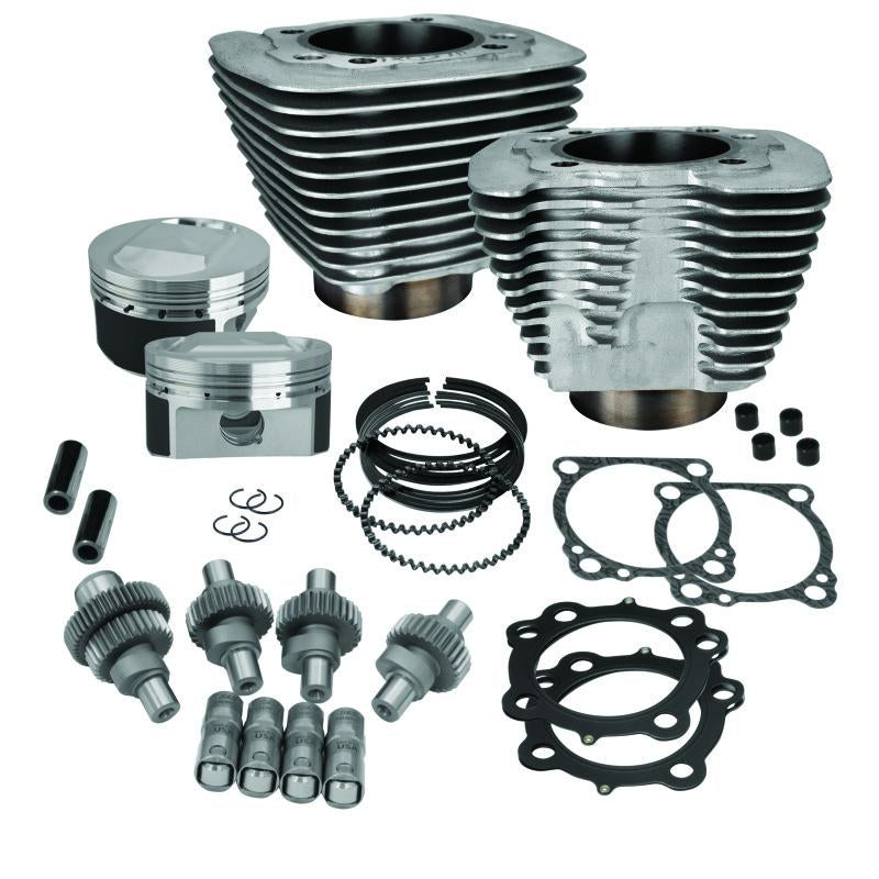 S&S Cycle 00-21 Sportster Models 1200cc to 1250cc Hooligan Kit - Silver