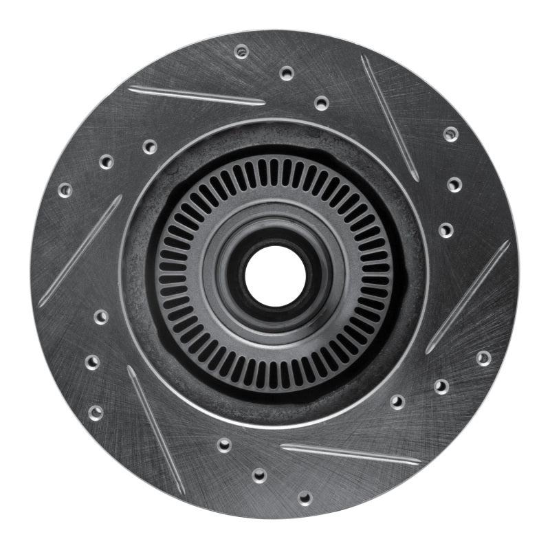 R1 Concepts R1 98-02 Ford Ranger (USA/Canada) Front Left Drilled & Slotted Silver Brake Rotor