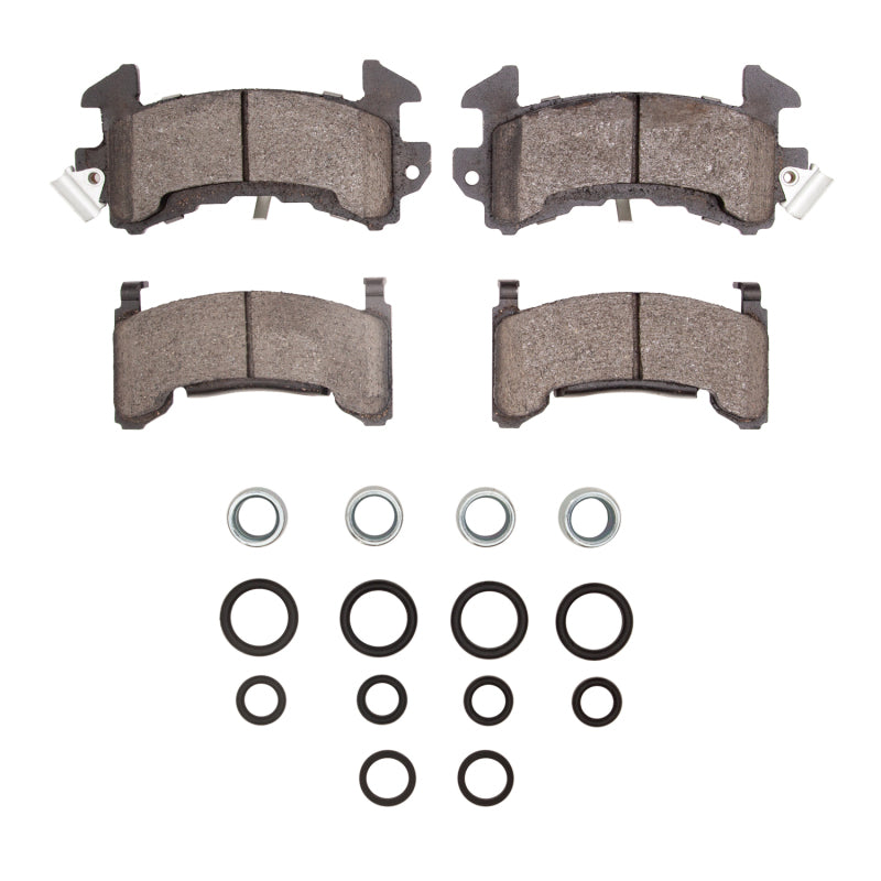 DFC 78-85 Buick Electra Rear 5000 Advanced Semi Metallic Brake Pads and Hardware Kit