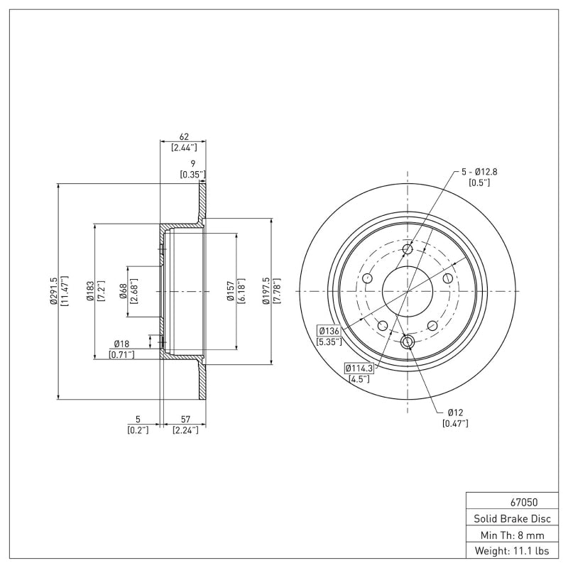 DFC 02-25 Nissan Juke Rear GeoSPEC Coated Rotor