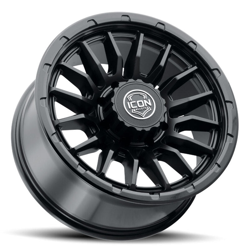 ICON Alloys Cajon 20x9 / 8x170 / 6mm / 5.25in BS Double Black Wheel