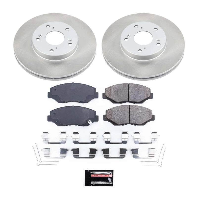 PowerStop Power Stop 03-11 Honda Element Front Semi-Coated Rotor Kit