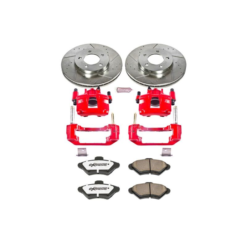 PowerStop Power Stop 93-97 Ford Thunderbird Front Z26 Street Warrior Brake Kit w/Calipers