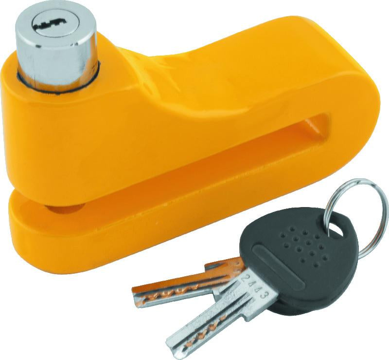 BikeMaster Bully Lock Disc Lock 10mm - Yellow