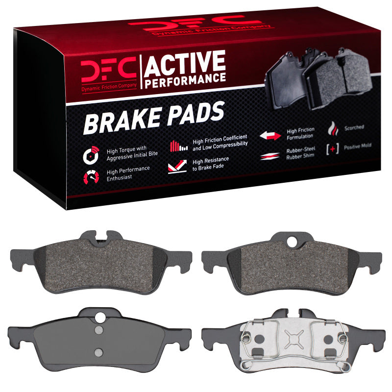 DFC 02-08 Mini Cooper (Excl Clubman) Rear Active Performance Pads - Low Metallic