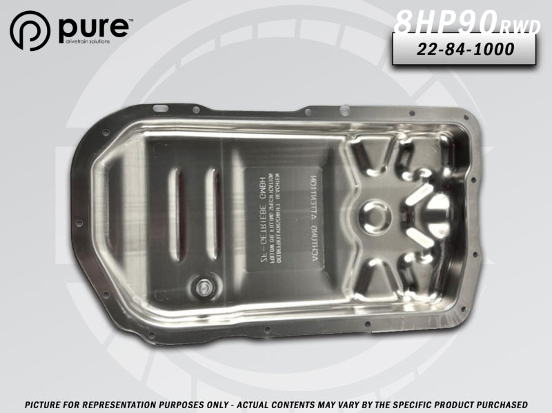 Pure Drivetrain Solutions Pure Drivetrain 8HP90 Transmission Pan - RWD