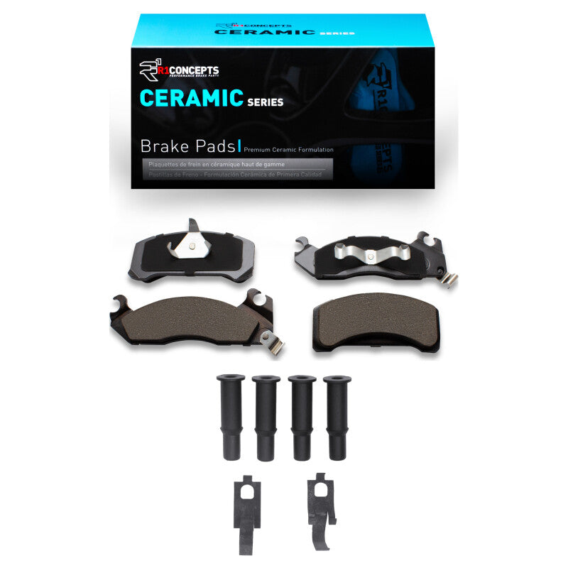 R1 Concepts R1 82-82 Ford Fairmont Front Ceramic Pads & Hardware Kit