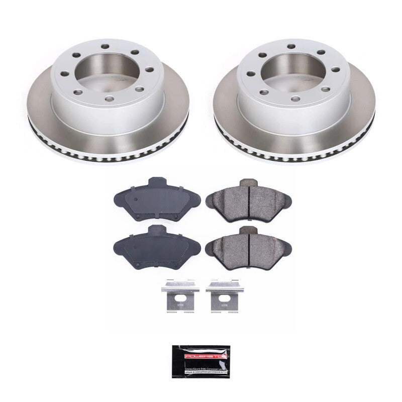 PowerStop Power Stop 94-98 Ford Mustang Front Semi-Coated Rotor Kit