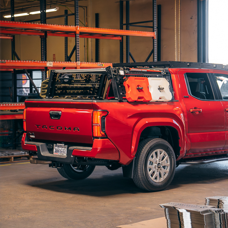 Cali Raised LED Cali Raised Overland Bed Rack For 2024+ Toyota Tacoma - Short Bed Mid Height Rack