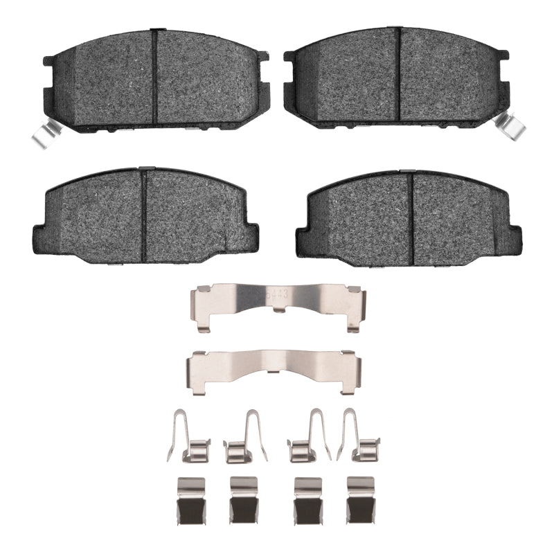 R1 Concepts R1 82-85 Toyota Celica Front Euro Ceramic Brake Pads and Hardware Kit