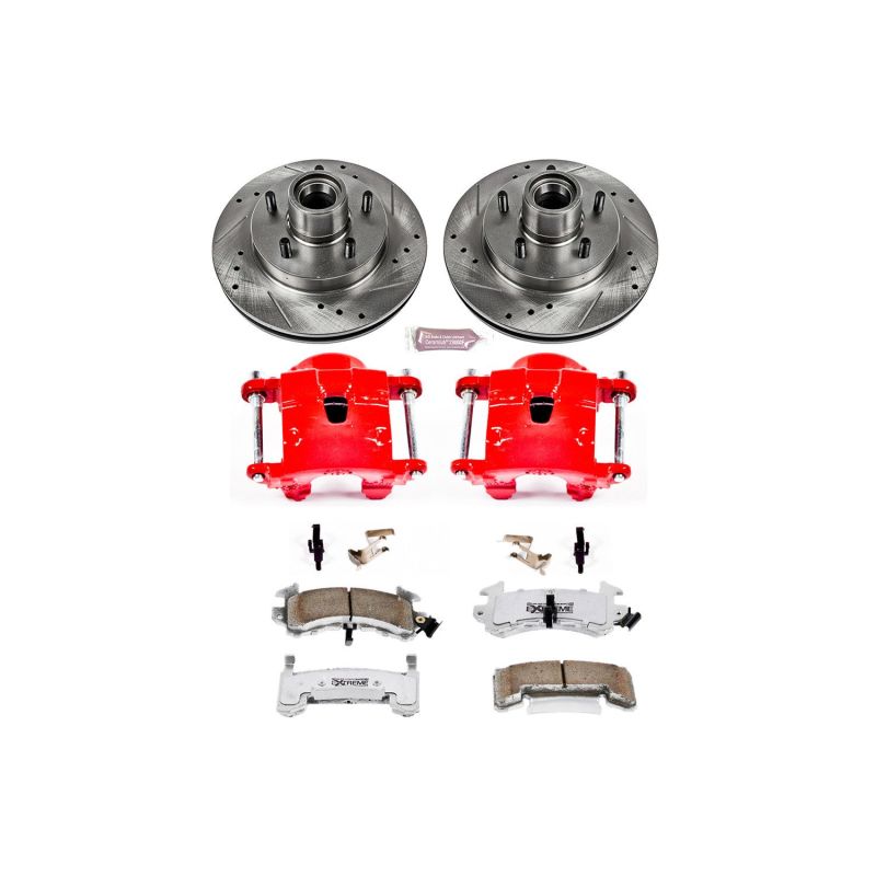 PowerStop Power Stop 82-87 Buick Regal Front Z26 Street Warrior Brake Kit w/Calipers