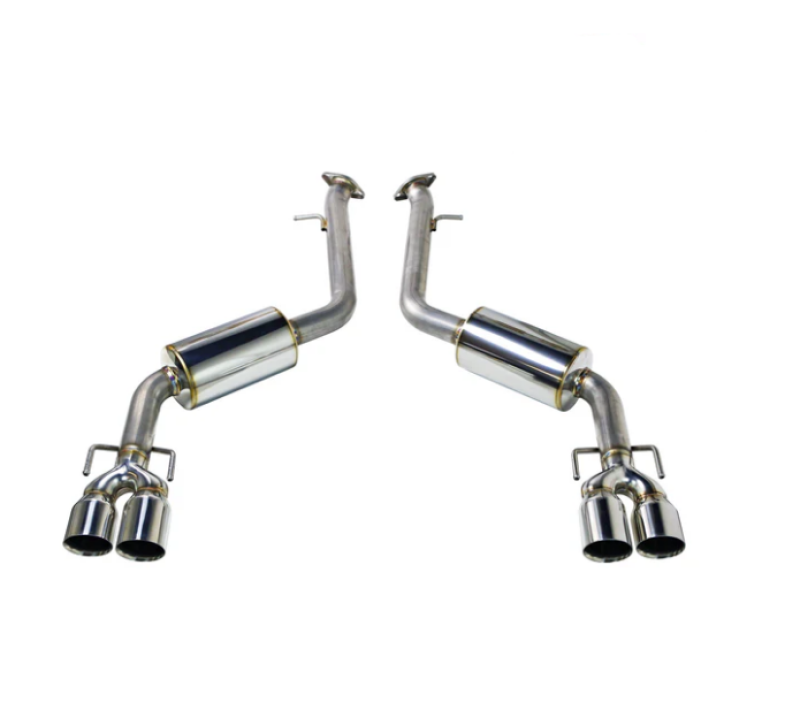 REMARK 17-20 Lexus IS200/300/350 Axle Back Exhaust - Stainless Double Wall Tip (Muffler Version)