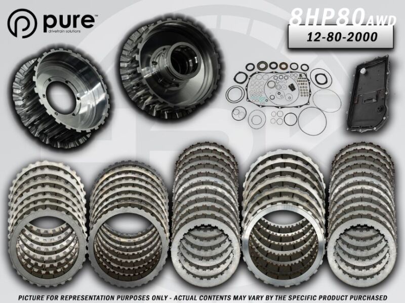 Pure Drivetrain Solutions Pure Drivetrain 8HP80 High Performance Transmission Hard Parts Kit - AWD - Stage 2