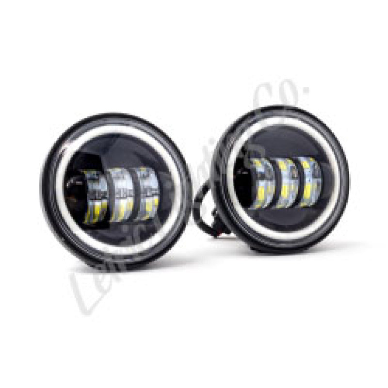 Letric Lighting 4.5in Passing Lamps W/Halo Black