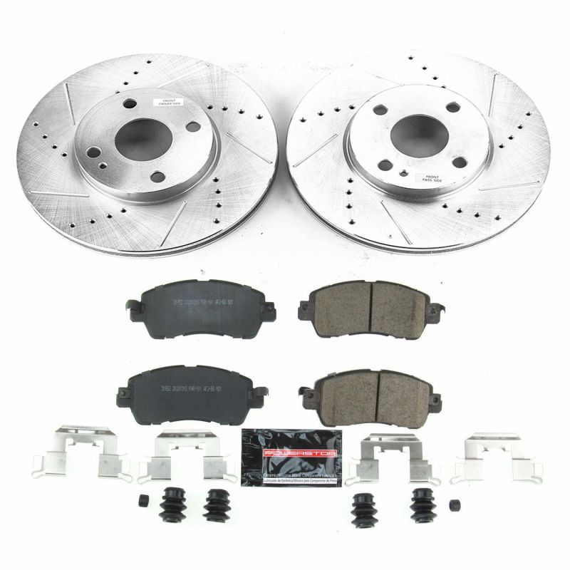 PowerStop Power Stop 2016 Scion iA Front Z23 Evolution Sport Brake Kit