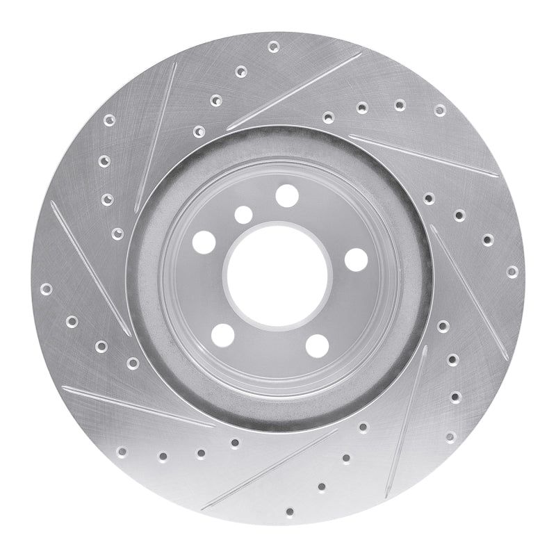 R1 Concepts R1 12-20 BMW 118i (Mexico) Rear Right Drilled & Slotted Silver Brake Rotor