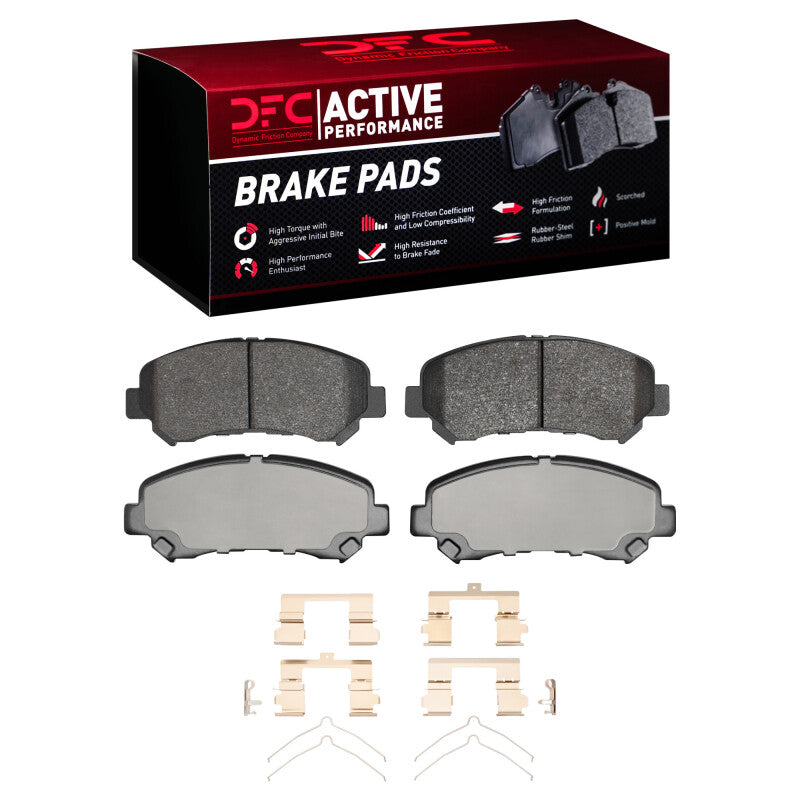 DFC 07-23 Nissan Juke Front Active Performance Pads and Hardware Kit