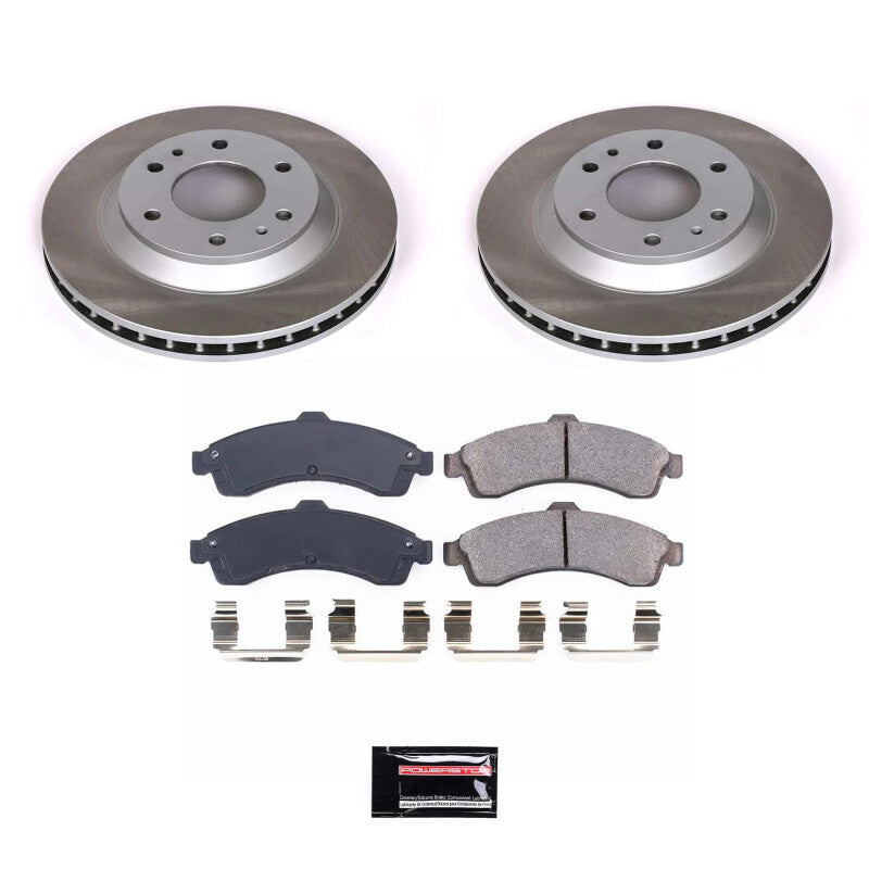 PowerStop Power Stop 02-04 Oldsmobile Bravada Front Semi-Coated Rotor Kit