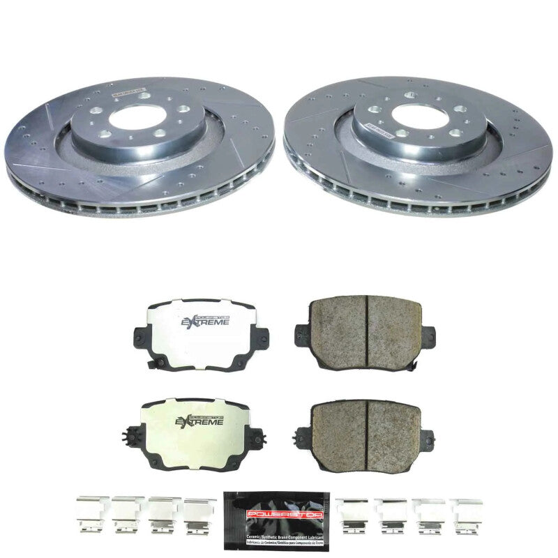 PowerStop Power Stop 20-24 Tesla Y Rear Z26 Street Brake Kit