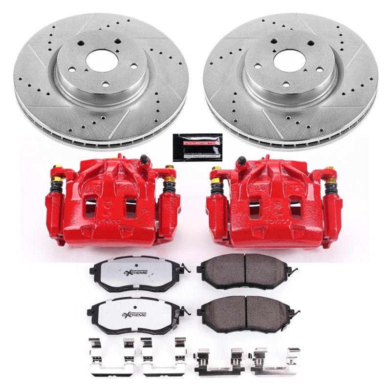 PowerStop Power Stop 15-20 Subaru WRX Front Z26 Street Kit w/Cals