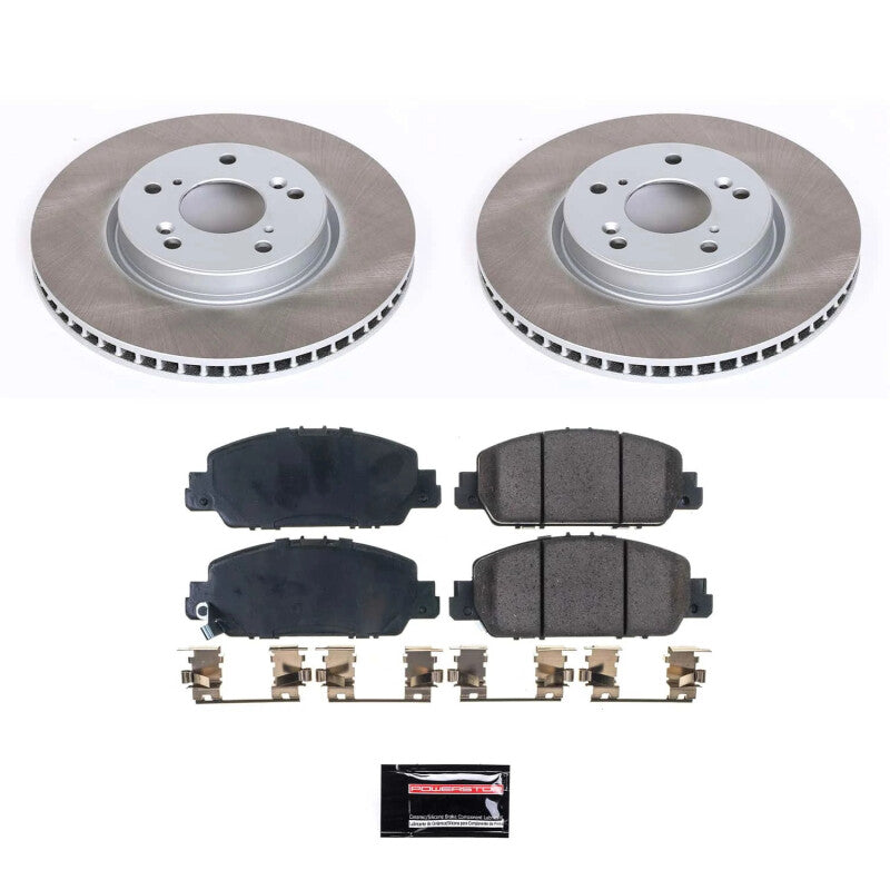 PowerStop Power Stop 13-22 Honda Accord Front Semi-Coated Rotor Kit