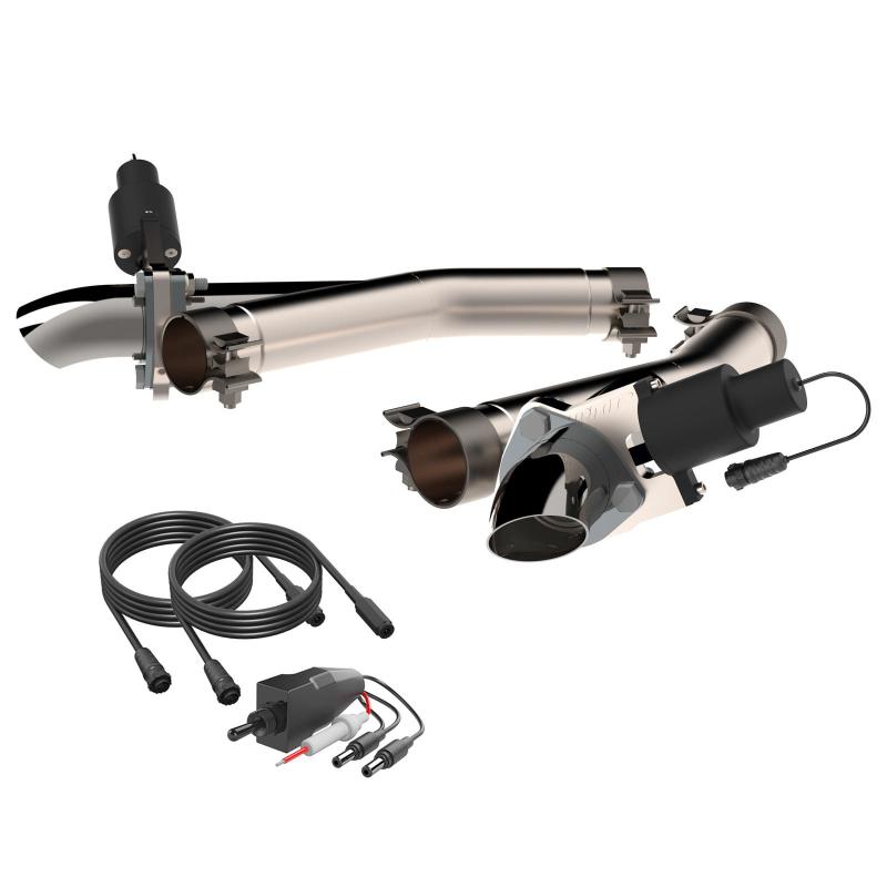 QTP 2011-2024 Dodge Durango 5.7L QTP Aggressor Cutout Pipes