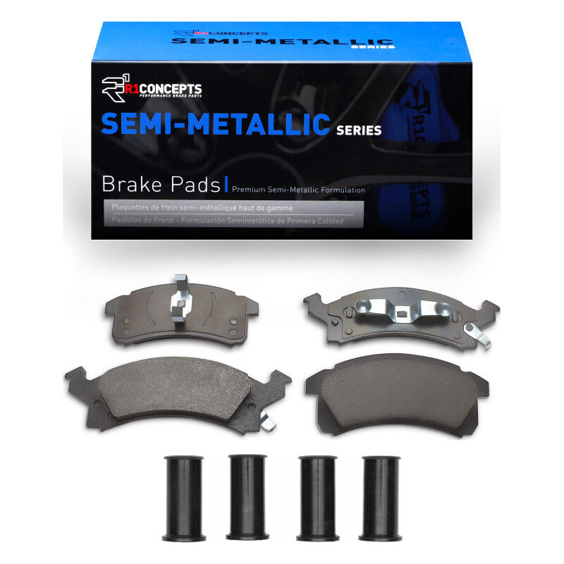 R1 Concepts R1 1990-2005 Buick Skylark Front R1 Semi Met Pads & Hardware Kit