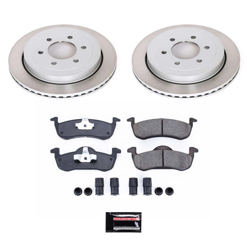 PowerStop Power Stop 07-09 Lincoln Navigator Front Semi-Coated Rotor Kit