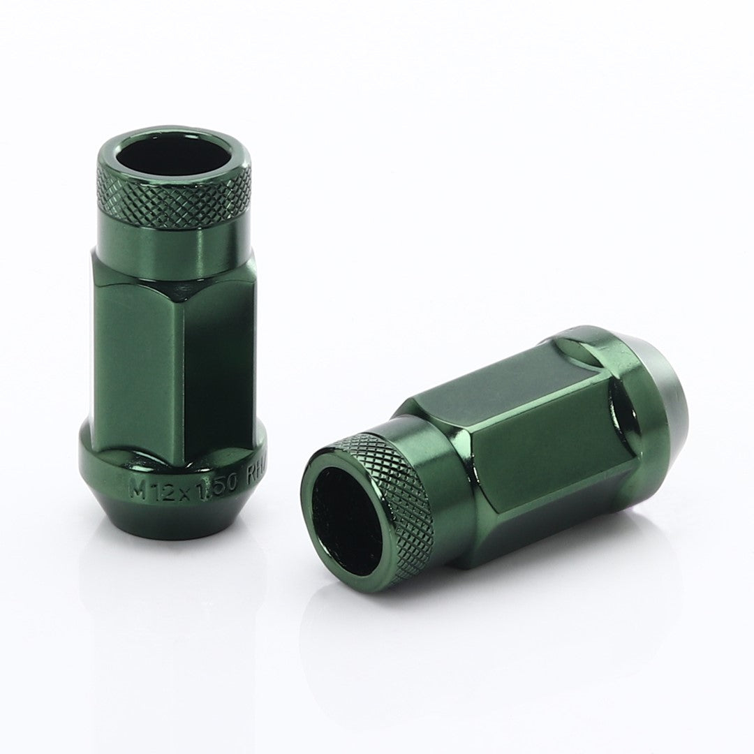 JR Wheels JN1-12125GR Forged Steel Japan Racing Nuts JN1 12x1,25 Green
