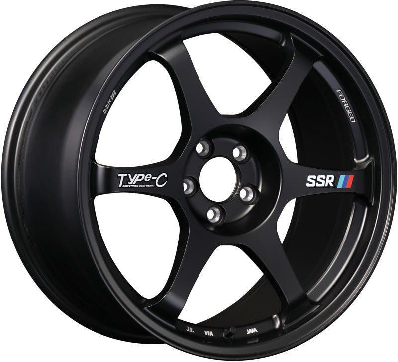 SSR Type-C Forged 18x8.5 +44 5/100 - Sprint Black Wheel