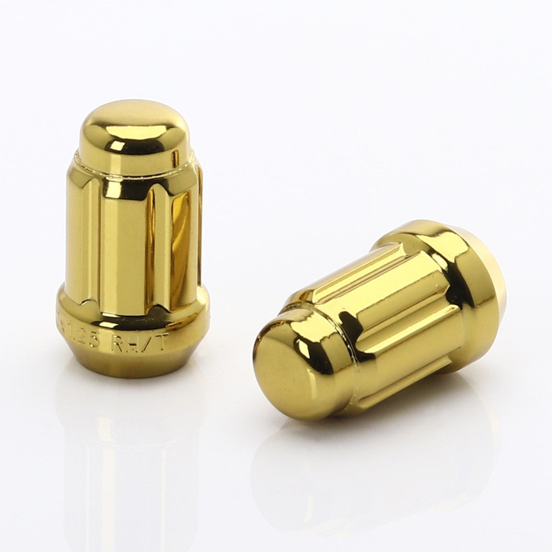 JR Wheels JN2S-12125GD Forged Steel Japan Racing Nuts JN2 12x1,25 Gold