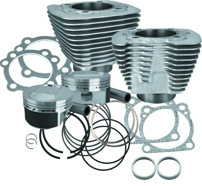 S&S Cycle 86-21 Sportster Models High Compression 1250cc Conversion Kit - Silver