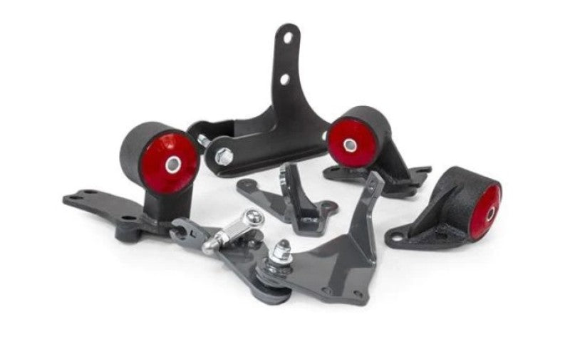 Innovative Mounts Innovative 88-91 Civic D-Series Black Steel Mounts 75A Bushings (92+ Engine Hydro Conversion)