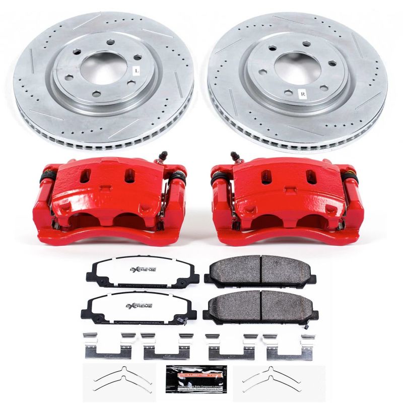 PowerStop Power Stop 17-22 Nissan Armada Front Z36 Truck & Tow Kit w/Cals