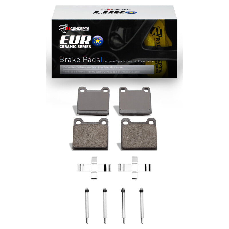R1 Concepts R1 1961-1991 Mercedes-Benz 300SD Front/Rear R1 Euro Ceramic Pads & Hardware Kit