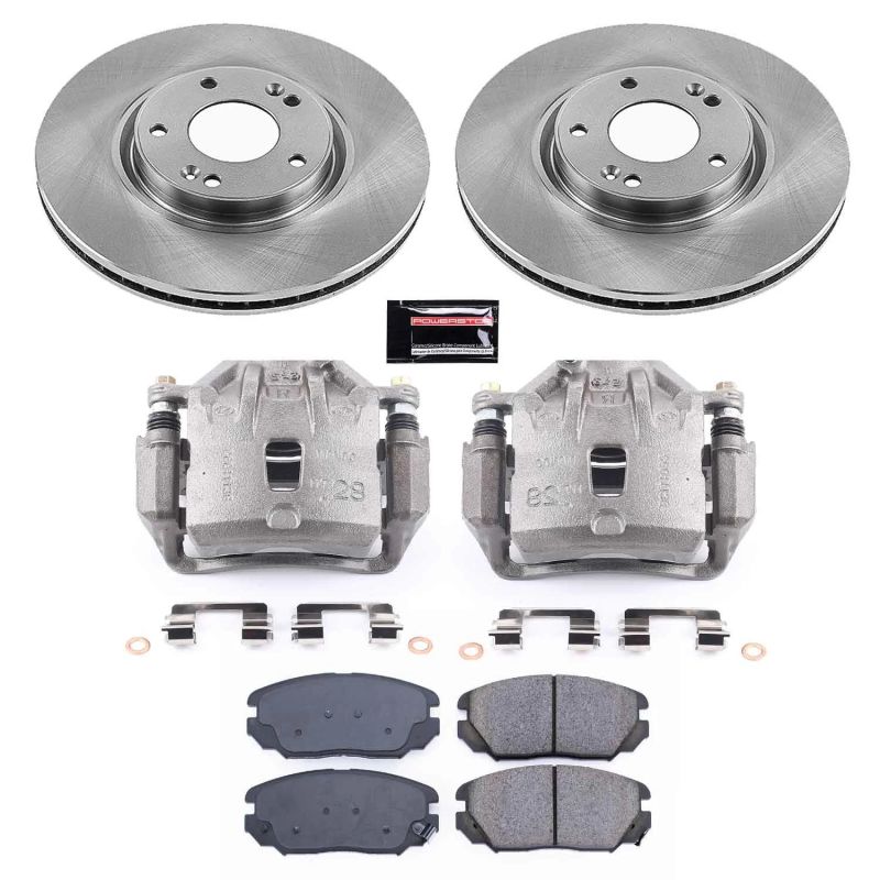 PowerStop Power Stop 09-11 Hyundai Azera Front Autospecialty Brake Kit w/Calipers