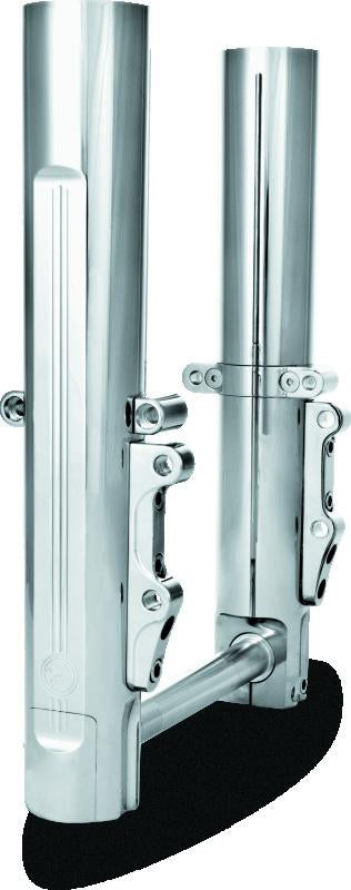 Performance Machine 14-Up FL Lower Leg Assembly - Chrome