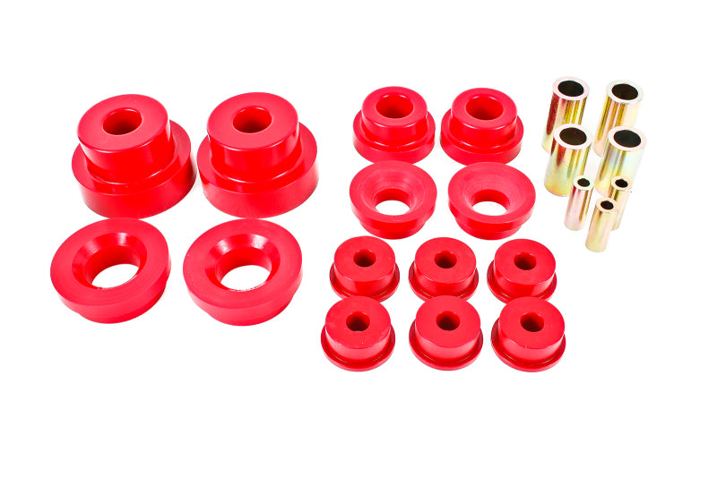 BMR Suspension BMR 10-15 5th Gen Camaro Pro Version Rear Cradle Bushing Kit (BK024 BK029) - Red