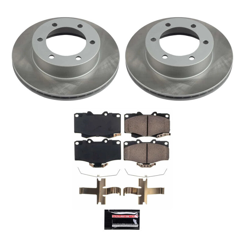 PowerStop Power Stop 95-04 Toyota Tacoma Front Semi-Coated Rotor Kit