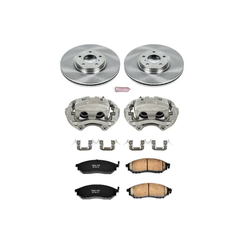 PowerStop Power Stop 06-09 Nissan 350Z Front Autospecialty Kit w/Cals