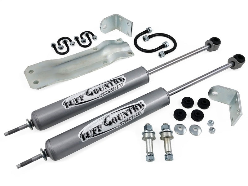 Tuff Country 94-01 Dodge Ram 1500 4wd Dual Steering Stabilizer (In-Line Style)